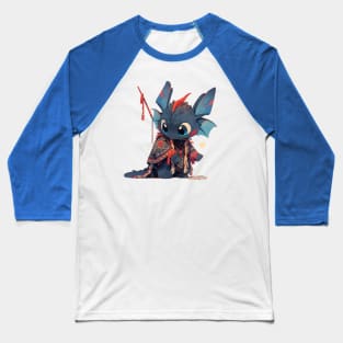 Stitch dragon Baseball T-Shirt